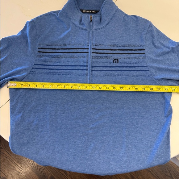 Travis Mathew Blue Zip-Up Sweater - Picture 4 of 5